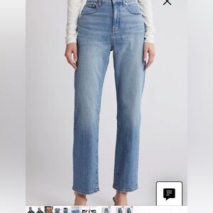 Madewell Blue Straight Leg Jeans